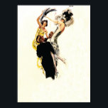 Póster La era del jazz Art Deco de los años 20<br><div class="desc">Tomada de Jugend Magazine, c1925 - artista Paul Rieth. Escena Art Deco retro vintage de la Edad de Jazz de los Años 20. chicas flapper con sus amigos caballeros viviendo en discotecas y Speakfacies. Las mujeres en vintage fiesta de moda en la noche como caballero con esmoquin de corbata negra...</div>