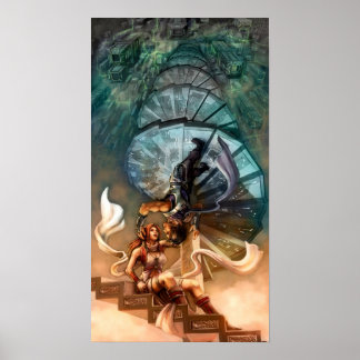 Póster La escalera de caracol