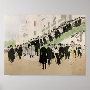 Póster La escalera de cartón