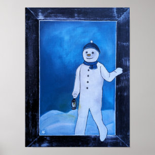Póster La escapada del muñeco de nieve  Pintura de Alfred