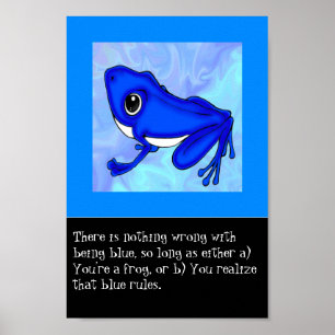 Póster La escarcha azul
