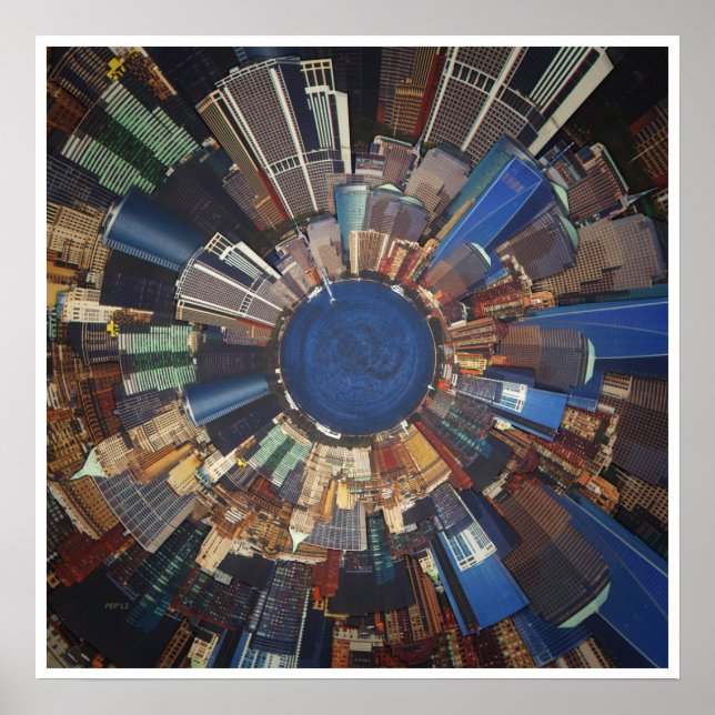 Póster La escena de la ciudad (Frente)