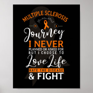 Póster La Esclerosis Es Un Viaje De La Señora Conciencia 