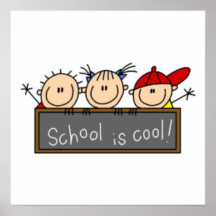 Póster La escuela es Guay