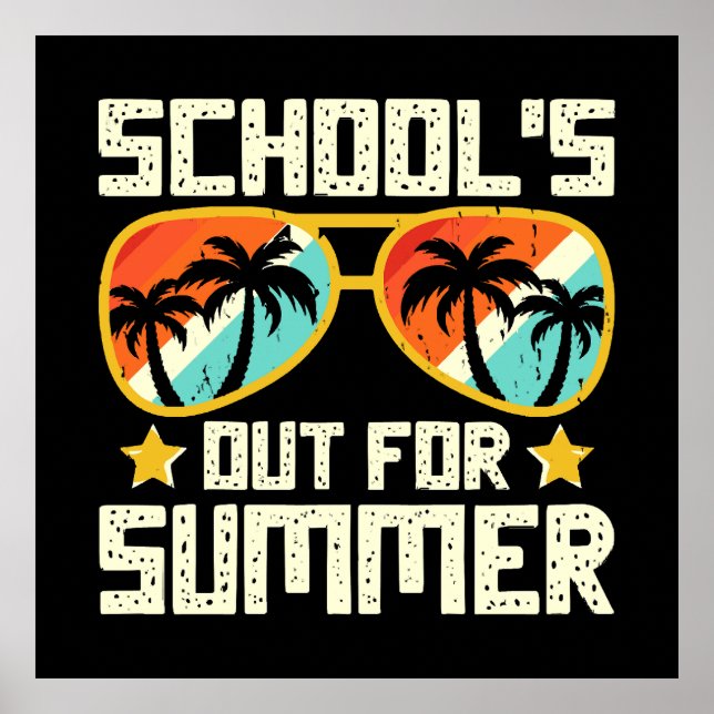 Póster La Escuela Fuera Para El Verano (Frente)