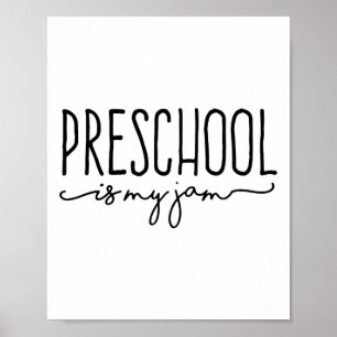 Póster La Escuela Preescolar De Ck To School Es Mi Jam Pr