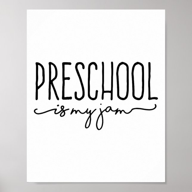 Póster La Escuela Preescolar De Ck To School Es Mi Jam Pr (Frente)