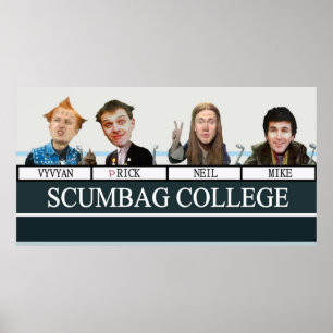 Póster La Escuela Scumbag de los jóvenes