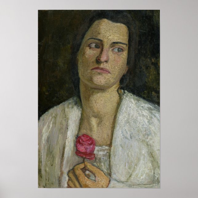 Póster La escultora Clara Rilke-Westhoff 1905 (Frente)