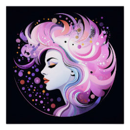 Póster "La esencia de la elegancia" La belleza femenina