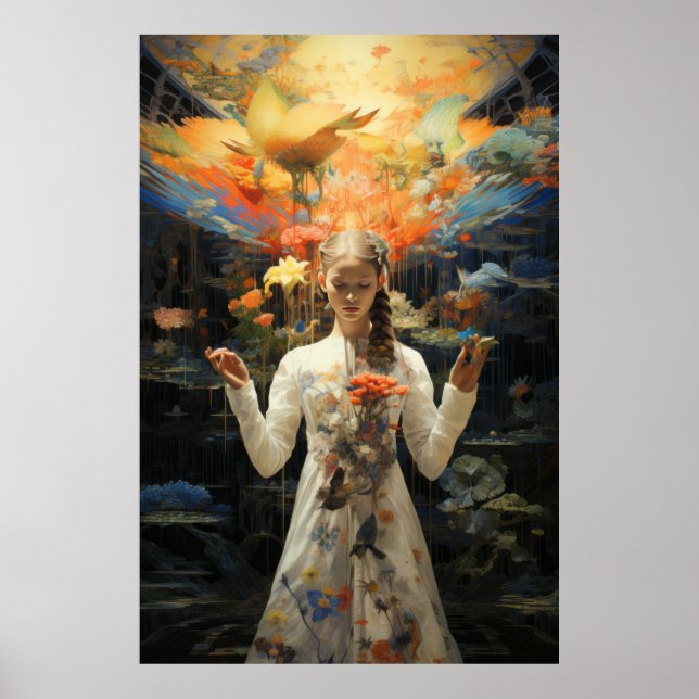 Póster La esencia del existencialismo: un post cautivador (Frente)