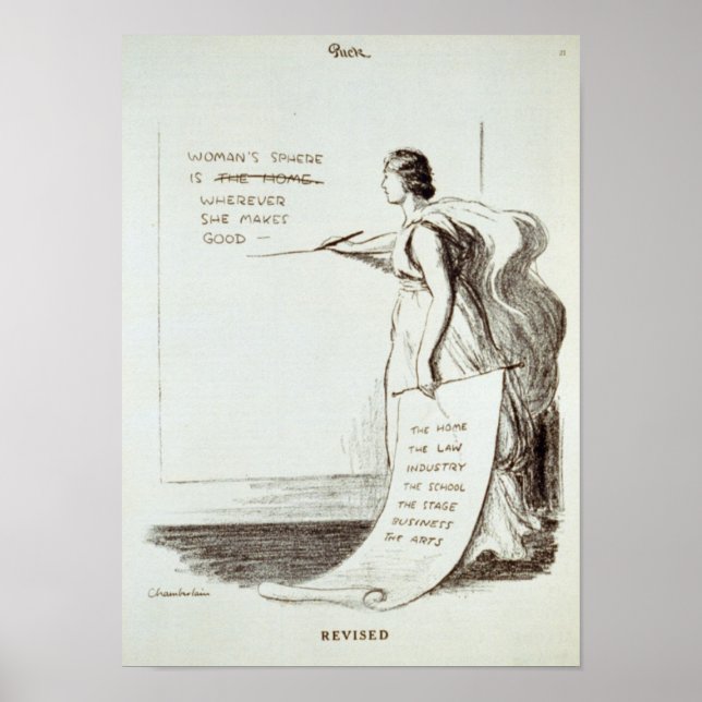 Póster La esfera de la mujer revisada (Frente)