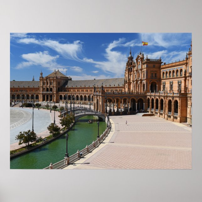 Póster La España Real - Plaza de Sevilla - Sevilla (Frente)