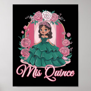 Póster La española Latina Quinceanera Mis