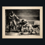 Póster La esperanza blanca<br><div class="desc">Arte restaurado vintage,  de alta calidad Jack Johnson vs Jim Jeffries - The White Hope de George Bellows,  1921. Esto se vería bien enmarcado.</div>