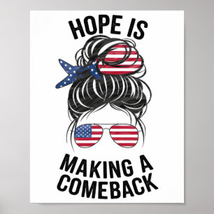 Póster La Esperanza Está Regresando A Las Elecciones Kama