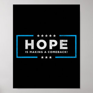 Póster La Esperanza Está Regresando Kamala Harris Wheimer