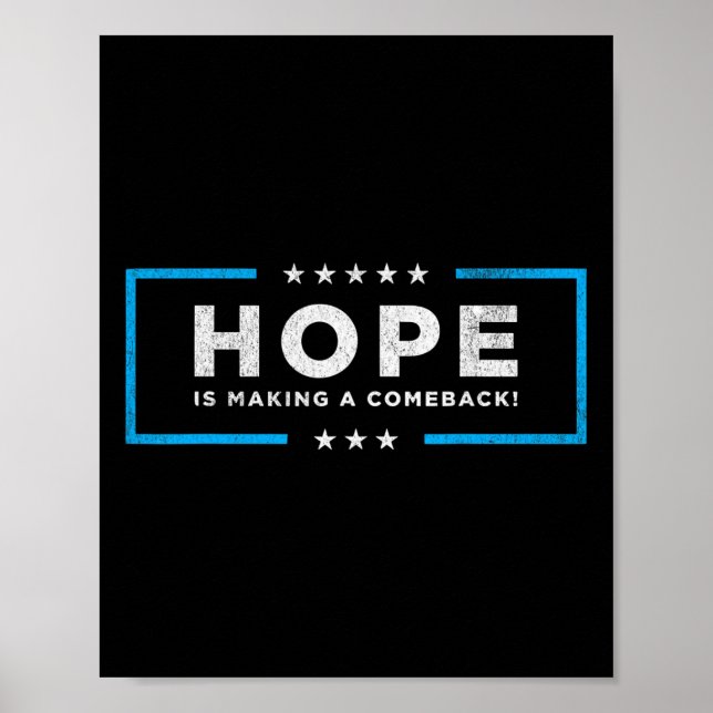 Póster La Esperanza Está Regresando Kamala Harris Wheimer (Frente)