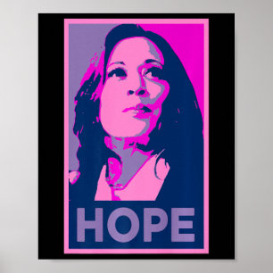 Póster La Esperanza Vuelve Kamala Harris 47 Votando