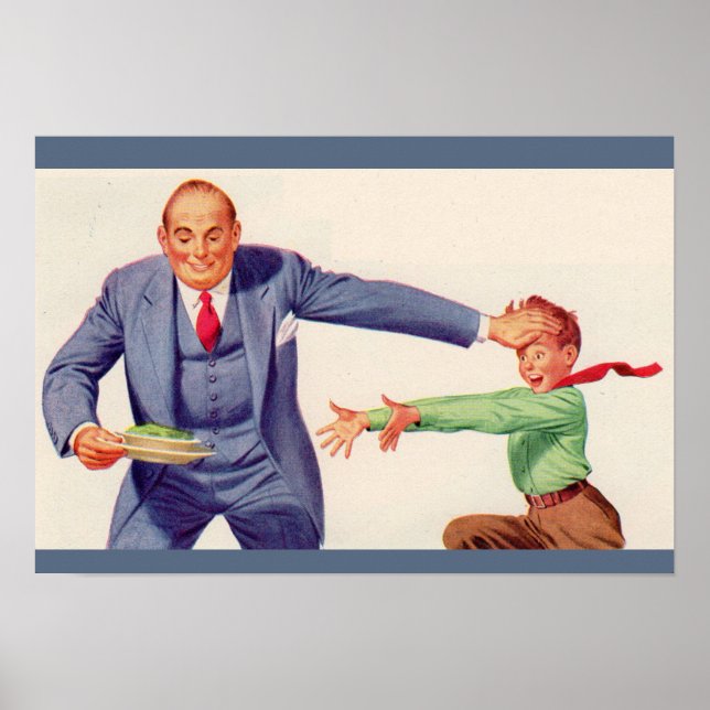 Póster La espinaca cremosa de Pavlov (Frente)