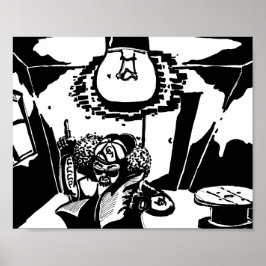 Póster La Esquina Comunista Noir