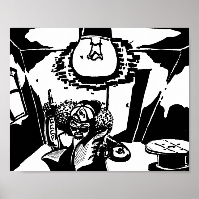 Póster La Esquina Comunista Noir (Frente)