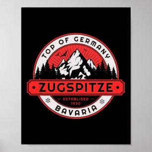 Póster La estación de esquí de Zugspitze