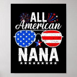 Póster La Estadounidense Nana Graciosa 4 De Julio De La F