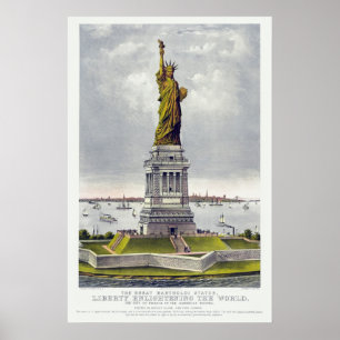 Póster La Estatua de la Libertad, La Gran Estatua de Bart