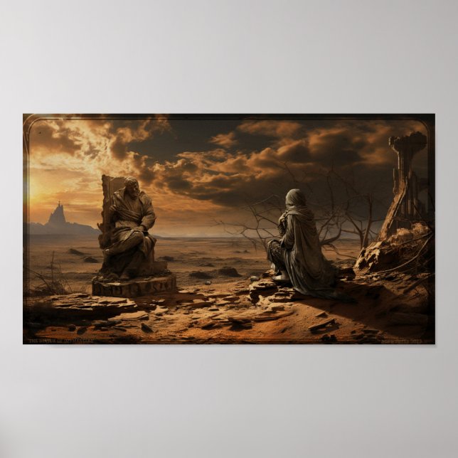Póster 'La estatua de Ozymandias' (Frente)