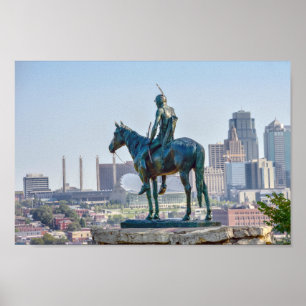 Póster La estatua del Scout, Kansas City