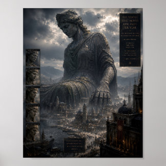 Póster La estatua que se mueve una pulgada por año