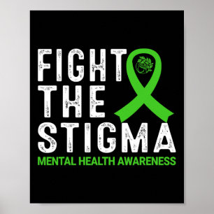 Póster La Estigma Conciencia sobre Salud Mental