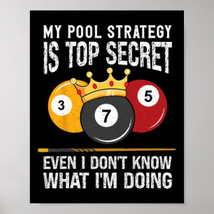Póster La estrategia de mi piscina es la mejor piscina se