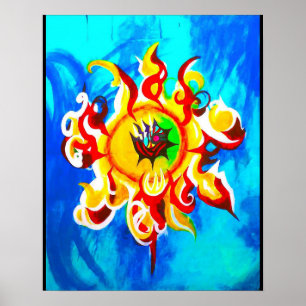 Póster La Estrella Ardiente