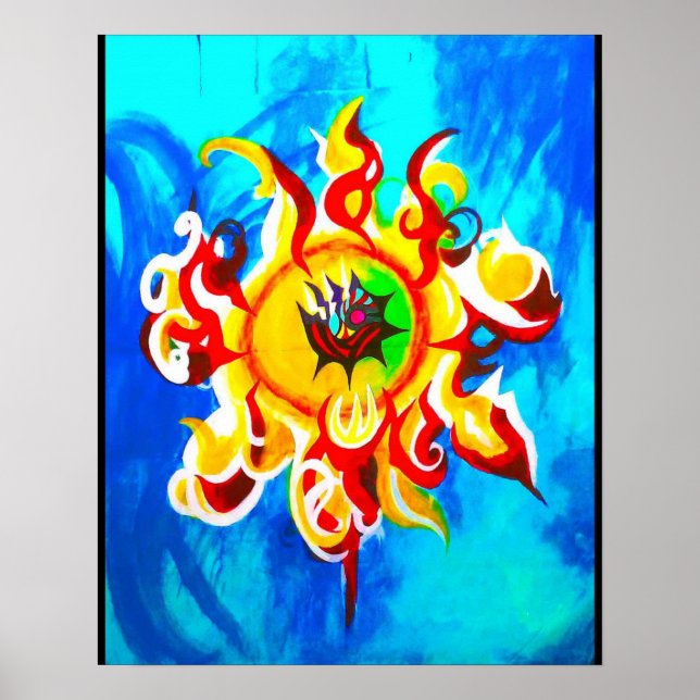 Póster La Estrella Ardiente (Frente)