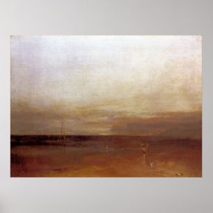 Póster La estrella de la tarde de José Mallord Turner