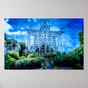 Póster La estrella Roanoke