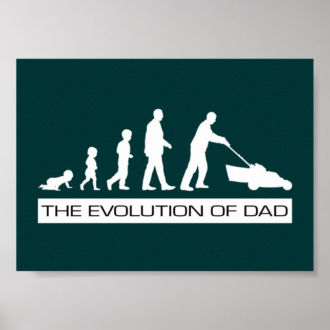 Póster La evolución del cartel de papá (Frente)