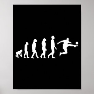 Póster La evolución humana termina con el movimiento de p