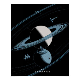 Póster La exploración de Expanse-SciFi