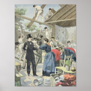 Póster La expulsión de los pobres de los barrios pobres