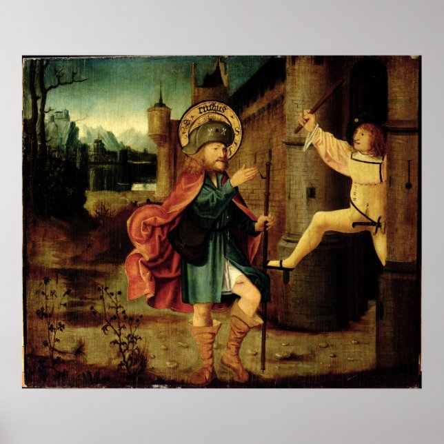 Póster La expulsión de San Roque de Roma (Frente)