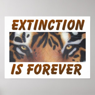 Póster La extinción es forever