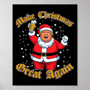 Póster La extraña cerveza Trump hace que los Navidades vu