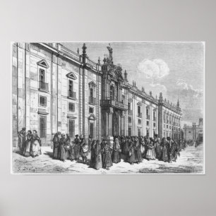 Póster La fábrica del tabaco en Sevilla