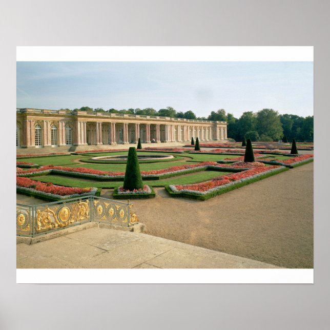 Póster La fachada del jardín del Gran Trianón, 1687 (foto (Frente)