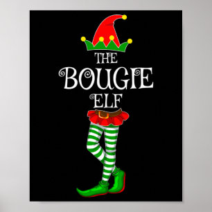 Póster La familia Bougie Elf coincidiendo con Xmas Divert