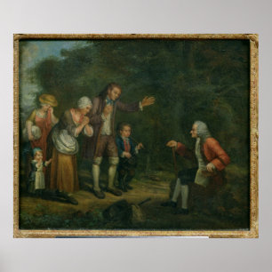 Póster La familia Calas antes de Voltaire en Ferney