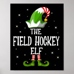 Póster La Familia de Elfos de Hockey sobre Césped Grupo d